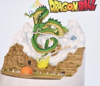 A model of the mythical dragon Shenron statue and rollercoaster planned for construction in Saudi Arabia as the world's first "Dragon Ball" theme park | Kyodo