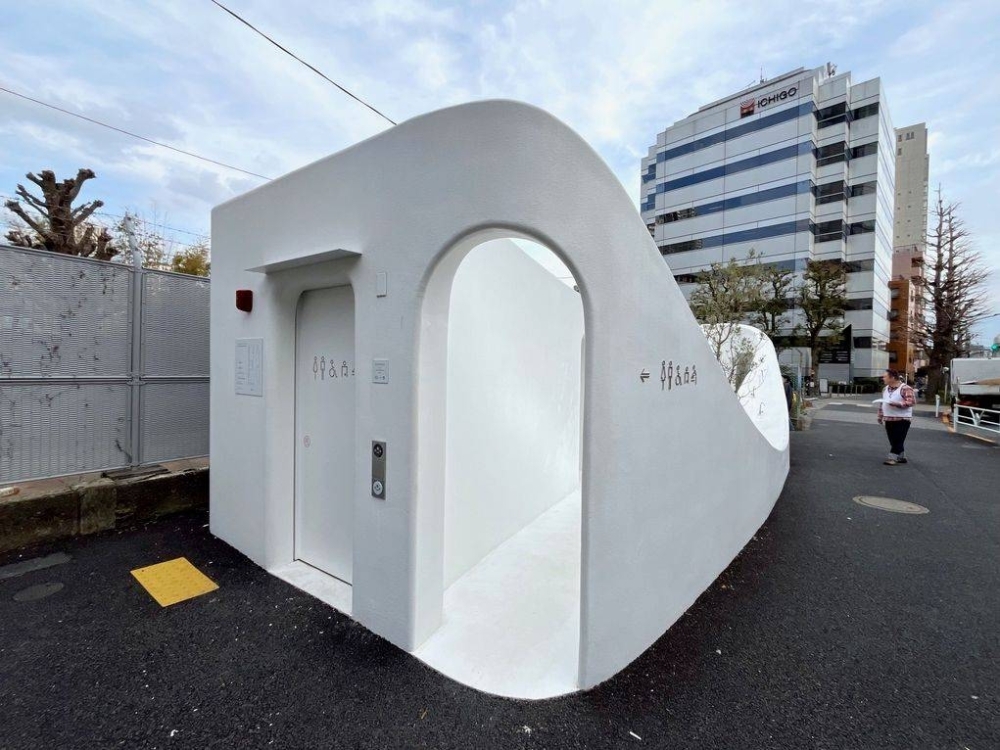 Public restrooms designed by Sou Fujimoto