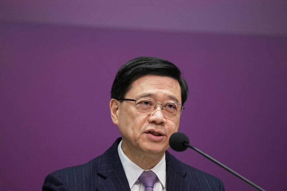 Hong Kong Chief Executive John Lee