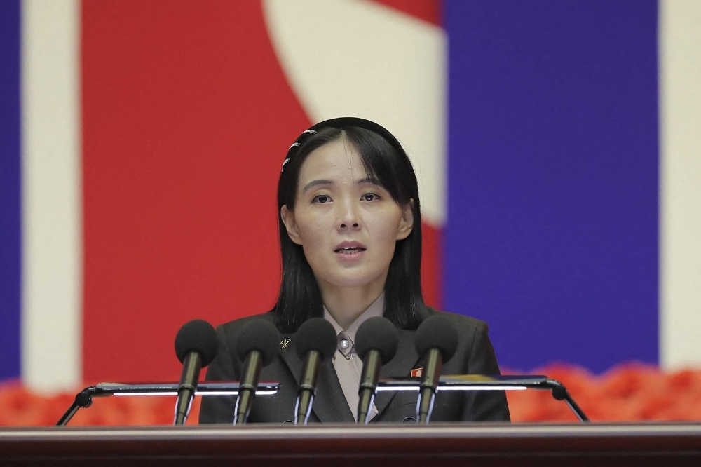 Kim Yo Jong, who serves as a top adviser to her brother, North Korean leader Kim Jong Un, said Tuesday that Pyongyang had ruled out holding a leaders' summit with Japan.