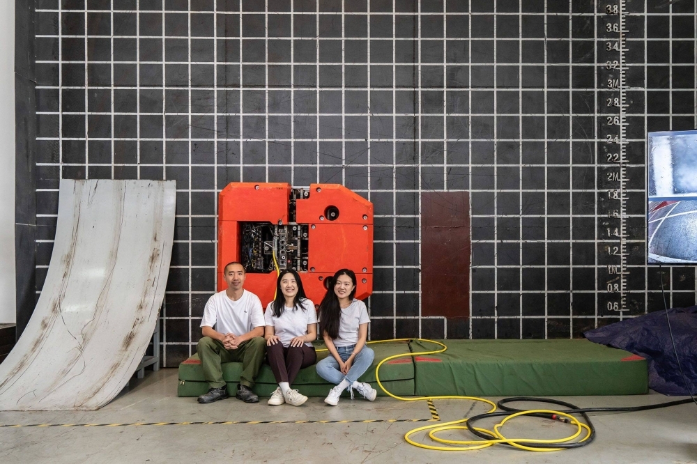 Jacky Im, Elizabeth Chan and Kate Maco are the founders of Neptune Robotics, a firm building robots that remove debris from the hulls of ships to improve fuel efficiency and reduce emissions.