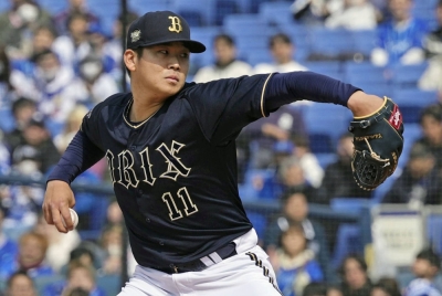 Buffaloes pitcher Shunpeita Yamashita will be one of the hurlers trying to fill the void left by the departure of ace Yoshinobu Yamamoto.