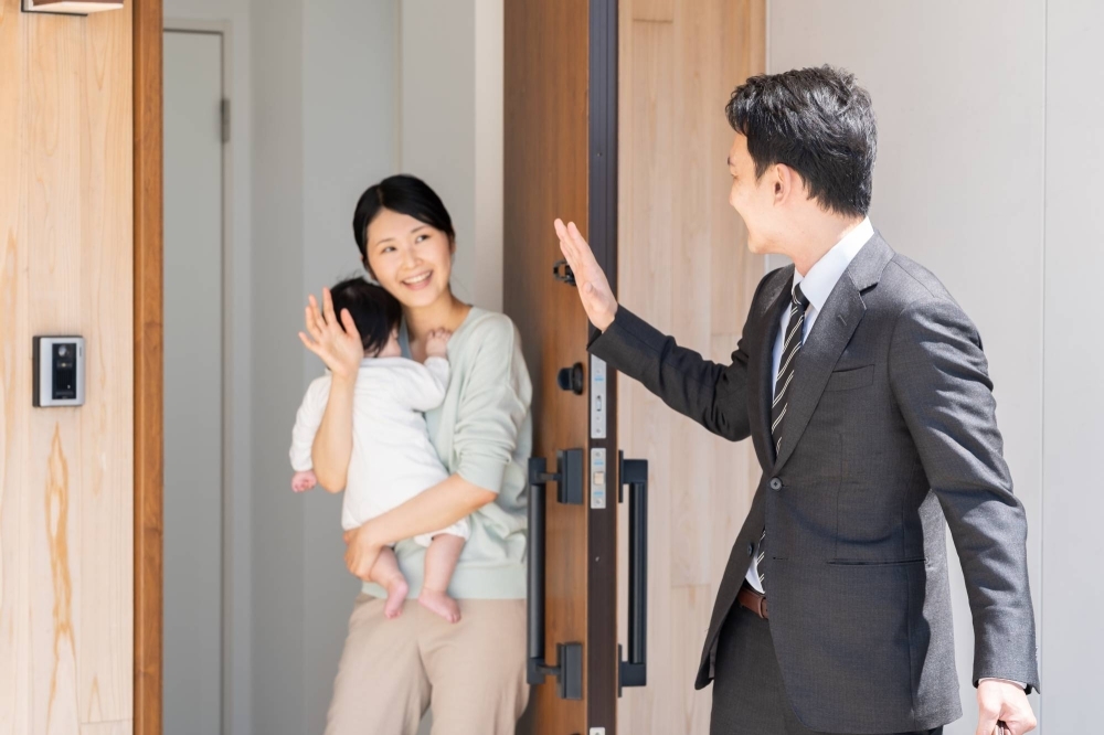Transfers usually take place in March at the end of the Japanese business year, but each family's reasons for living apart are different.