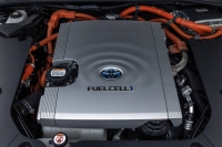 The engine of a Toyota Mirai hydrogen fuel cell vehicle. Fuel cells work by converting compressed hydrogen gas in an onboard tank into electricity that powers the vehicle’s motor.  | Bloomberg