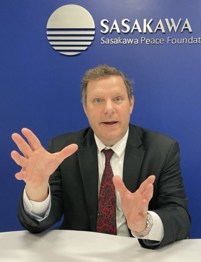 James Schoff, senior director at Sasakawa Peace Foundation USA, speaks in an interview in Washington last week.
