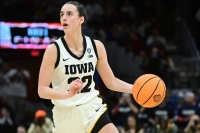 Iowa guard Caitlin Clark is expected to be the No. 1 pick in the upcoming WNBA Draft. | USA TODAY / VIA REUTERS