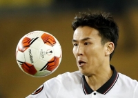 Makoto Hasebe in action during a Europa League game in December 2021 | Reuters