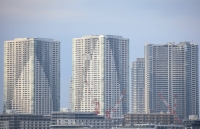 The average condo price in central Tokyo's 23 wards came to ¥104.64 million in fiscal 2023, topping ¥100 million for the first time on a fiscal year basis. | Jiji