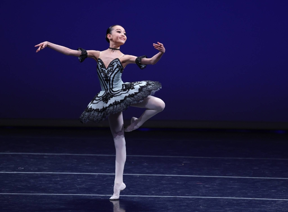 Sapporo native Yuna Yamada competes during a U.S. ballet contest in New York on April 11.