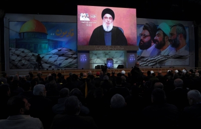Lebanon's Hezbollah leader Sayyed Hassan Nasrallah