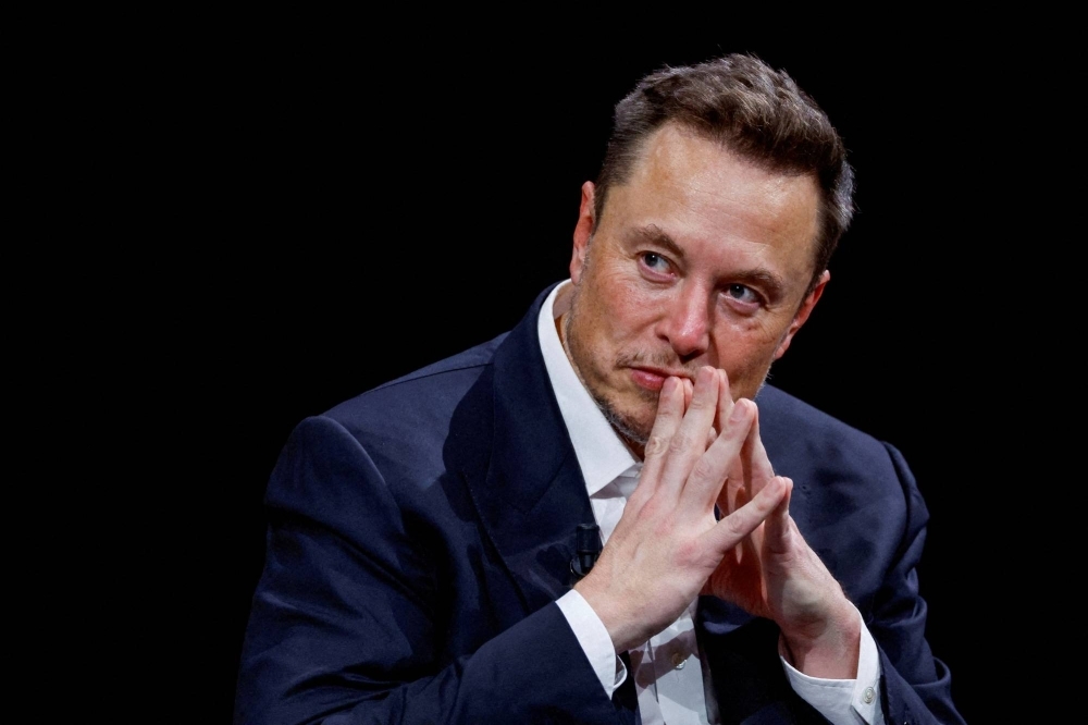 Tesla CEO Elon Musk attends a conference in Paris last June.
