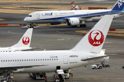 The weak yen impacts the airline industry multiple ways, as it boosts foreign currency revenue from international flights but negatively affects travelers from Japan.