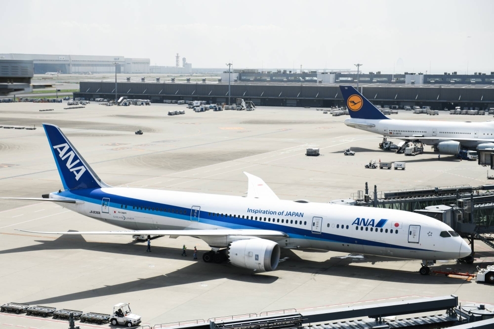 Passenger aircraft at Haneda Airport in Tokyo on April 26. The aviation sector is among the emission-heavy industries that need to somehow offset their emissions until technological innovation happens. Passenger aircraft at Haneda Airport in Tokyo on April 26. The aviation sector is among the emission-heavy industries that need to somehow offset their emissions until technological innovation happens.
