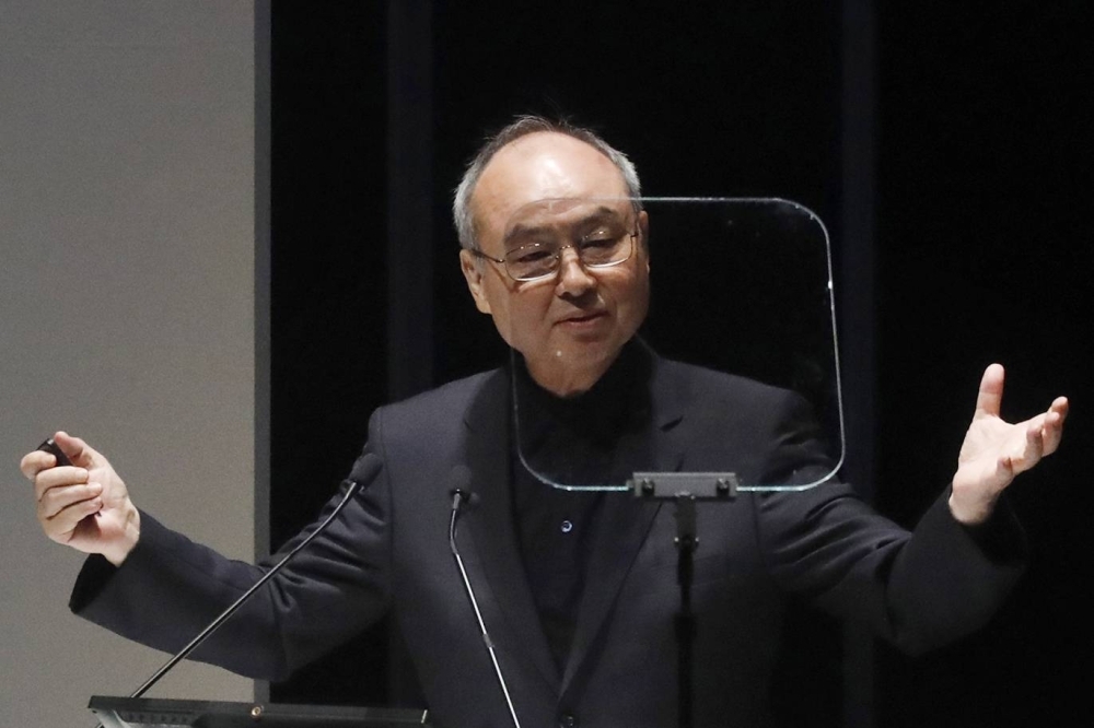 Masayoshi Son during SoftBank’s annual general meeting in Tokyo on June 20 Masayoshi Son during SoftBank’s annual general meeting in Tokyo on June 20