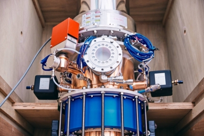 A gyrotron, which is used to heat plasma for nuclear fusion reactions, developed by Kyoto Fusioneering A gyrotron, which is used to heat plasma for nuclear fusion reactions, developed by Kyoto Fusioneering