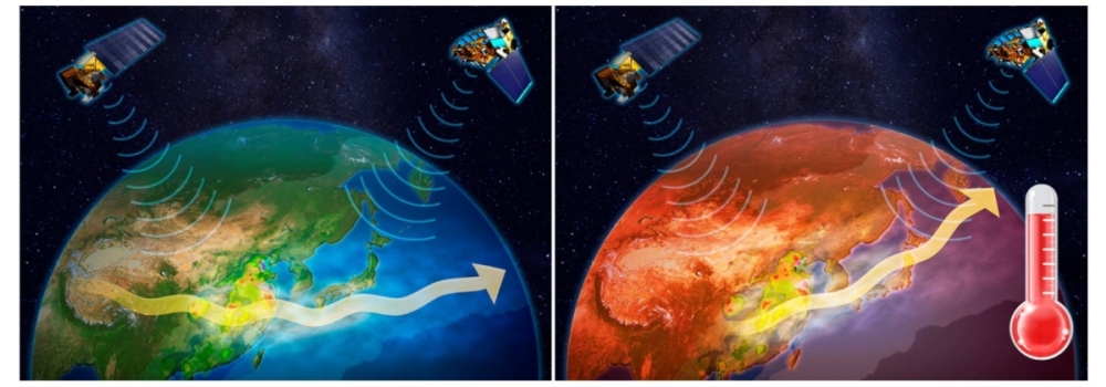 Japan researchers found that pollution coming from China over the sea southwest of Japan toward the Pacific Ocean followed a consistent west-to-east pattern in the winter and spring, but that winds pushed aerosols northward in the summer and fall. The finding is an indicator of how weather patterns are changing due to climate change.