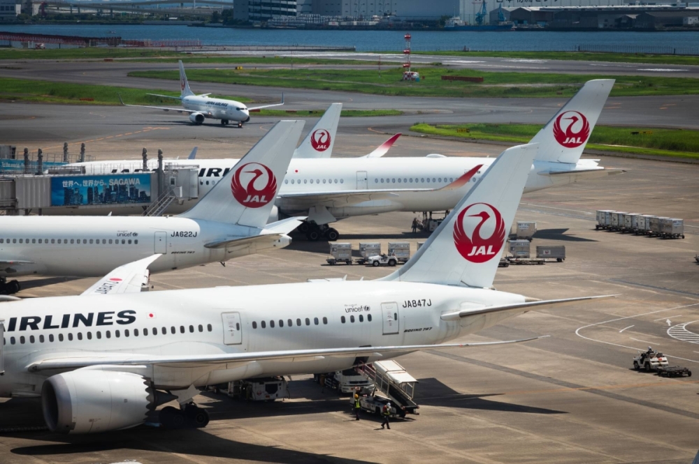 JAL aircraft at Haneda Airport in August 2024. Aviation comprises just over half of global tourism emissions even before considering warming effects from things other than carbon dioxide. JAL aircraft at Haneda Airport in August 2024. Aviation comprises just over half of global tourism emissions even before considering warming effects from things other than carbon dioxide.