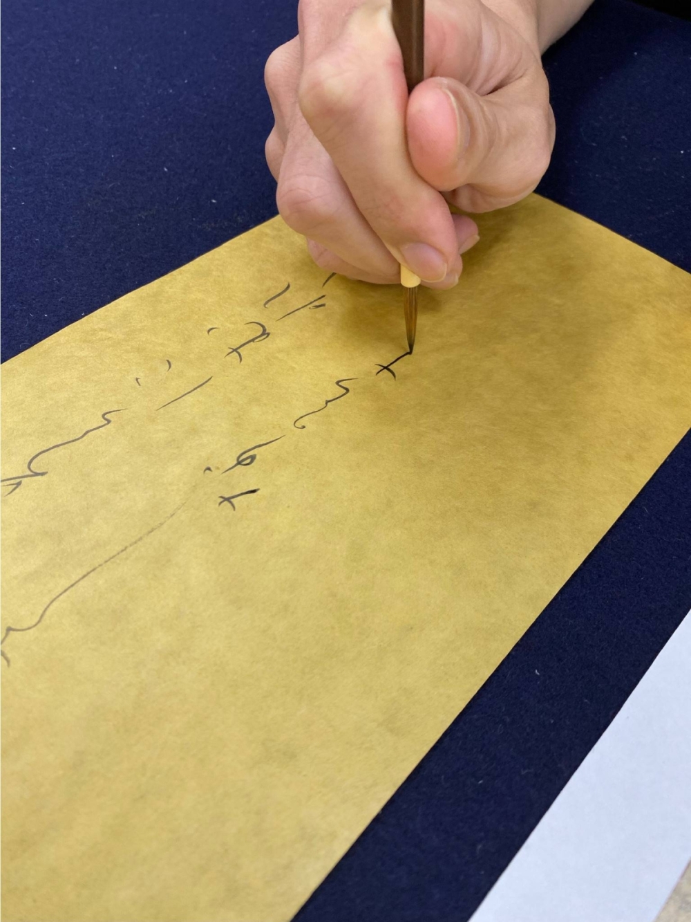 According to the Cultural Affairs Agency, shodō is defined as the act of writing kanji and kana characters using traditional brushstrokes and techniques. According to the Cultural Affairs Agency, shodō is defined as the act of writing kanji and kana characters using traditional brushstrokes and techniques.