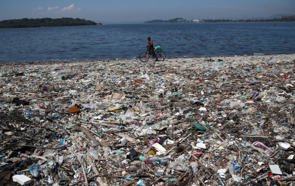 A polluted beach on the banks of Guanabara Bay in Rio de Janeiro in 2022. Tiny plastic particles have made their way into nearly every part of our body, from hair, saliva and blood to breast milk, the liver, kidneys and even the placenta. A polluted beach on the banks of Guanabara Bay in Rio de Janeiro in 2022. Tiny plastic particles have made their way into nearly every part of our body, from hair, saliva and blood to breast milk, the liver, kidneys and even the placenta.