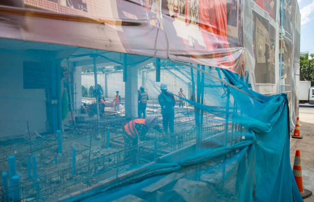 Workers lay pipes at a contruction site in Phnom Penh. Cambodia is expected to see 10% growth over the next five years in its heating, ventilation and air conditioning market.
Workers lay pipes at a contruction site in Phnom Penh. Cambodia is expected to see 10% growth over the next five years in its heating, ventilation and air conditioning market.