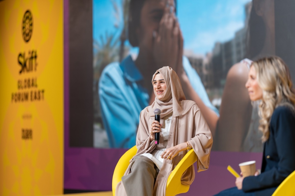 خلال مشاركتها في منتدى سكيف جلوبال فورم إيست 2024 خلال مشاركتها في منتدى سكيف جلوبال فورم إيست 2024