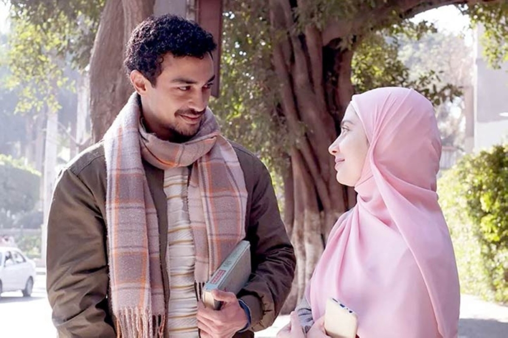 فاتن سعيد  مع أحمد غزي في  فاتن سعيد  مع أحمد غزي في