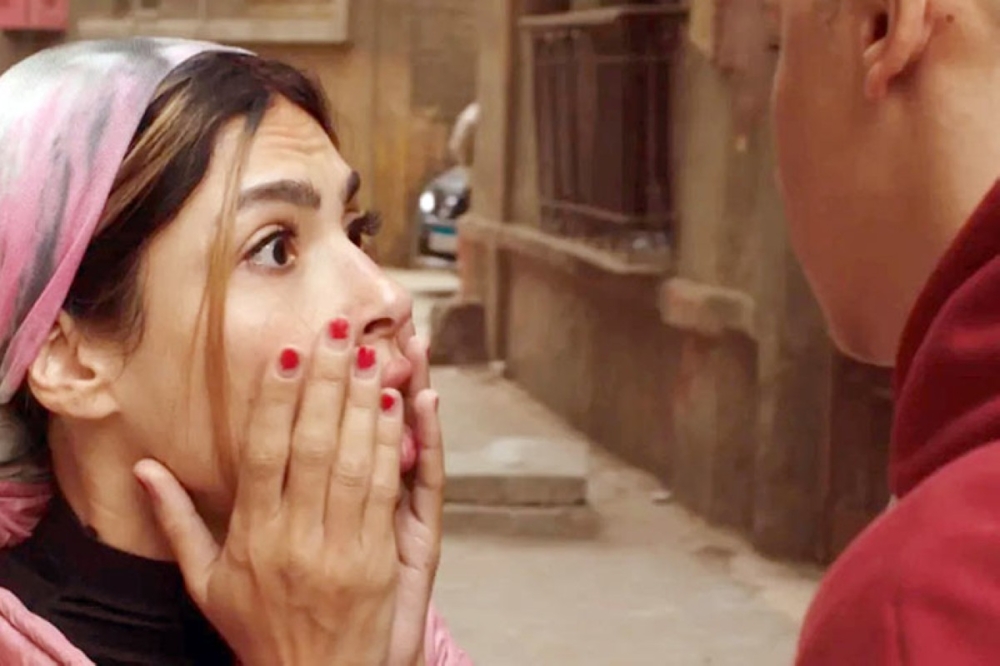 هدى المفتي في مشهد  من مسلسل  هدى المفتي في مشهد  من مسلسل