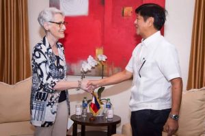PRESIDENT-elect Ferdinand "Bongbong" Marcos Jr. on Thursday met with United States (US) Deputy Secretary of State Wendy Sherman. Photo by Mark Fetalco