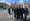 (From left) Roberta Gisotti, Maria Cristina Grimaldi, Adriana Masotti, Romilda Ferrauto, Maria Dulce Araujo and Margherita M. Romanelli pose in Saint Peter's Square at the Vatican on Monday, March 6, 2023. AFP PHOTO