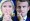 This combination of file pictures shows the leader of French far-right party RN and candidate for the French presidential elections Marine Le Pen and French President Emmanuel Macron. —  AFP