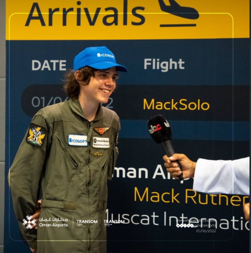 World's youngest pilot arrives in Muscat - Oman Observer
