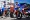 France's David Gaudu (C) and other members of the Groupama-FDJ racing team prepare for a training ride outside the Hotel Scandic in Glostrup, Denmark, on June 30, 2022, a day ahead of the start of the 2022 edition of the Tour de France cycling race in Copenhagen on July 1, 2022.    - Denmark OUT
 (Photo by Bo Amstrup / RITZAU SCANPIX / AFP)

