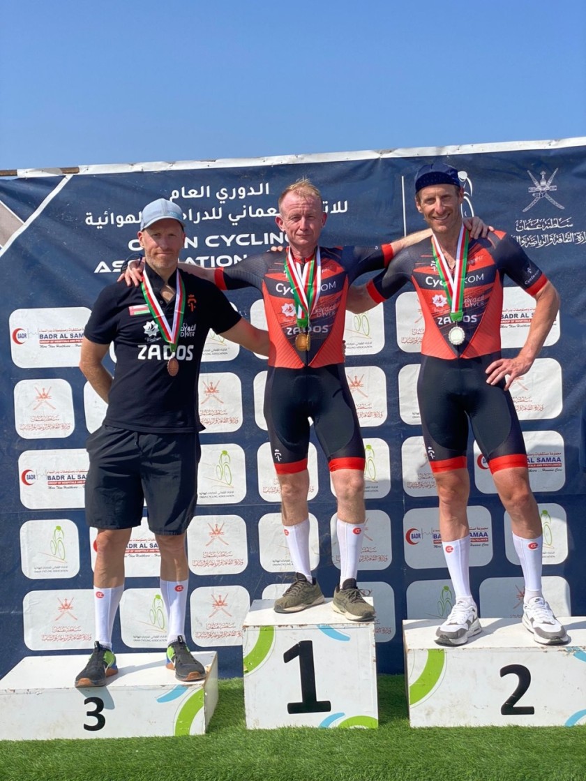 Top three in the 40 plus category in the 3rd OCA League.