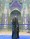 Hiroshini stands inside Muscat Grand mosque