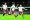 Soccer Football - Premier League - Everton v Manchester City - Goodison Park, Liverpool, Britain - December 27, 2023 Manchester City's Julian Alvarez celebrates scoring their second goal with Rodri and Phil Foden REUTERS