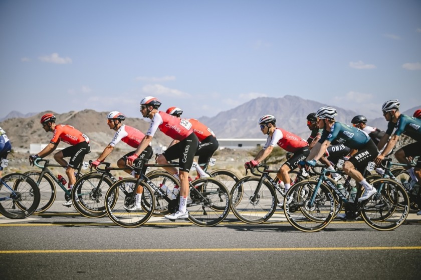 Pembalap Australia Caleb Ewan dari tim Jayco Al Ula memenangkan tahap pembukaan Tour of Oman 2024 edisi ke-13