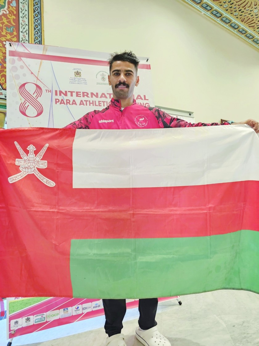 Al-Halasi wins silver in 100m at Marrakech Paralympics
