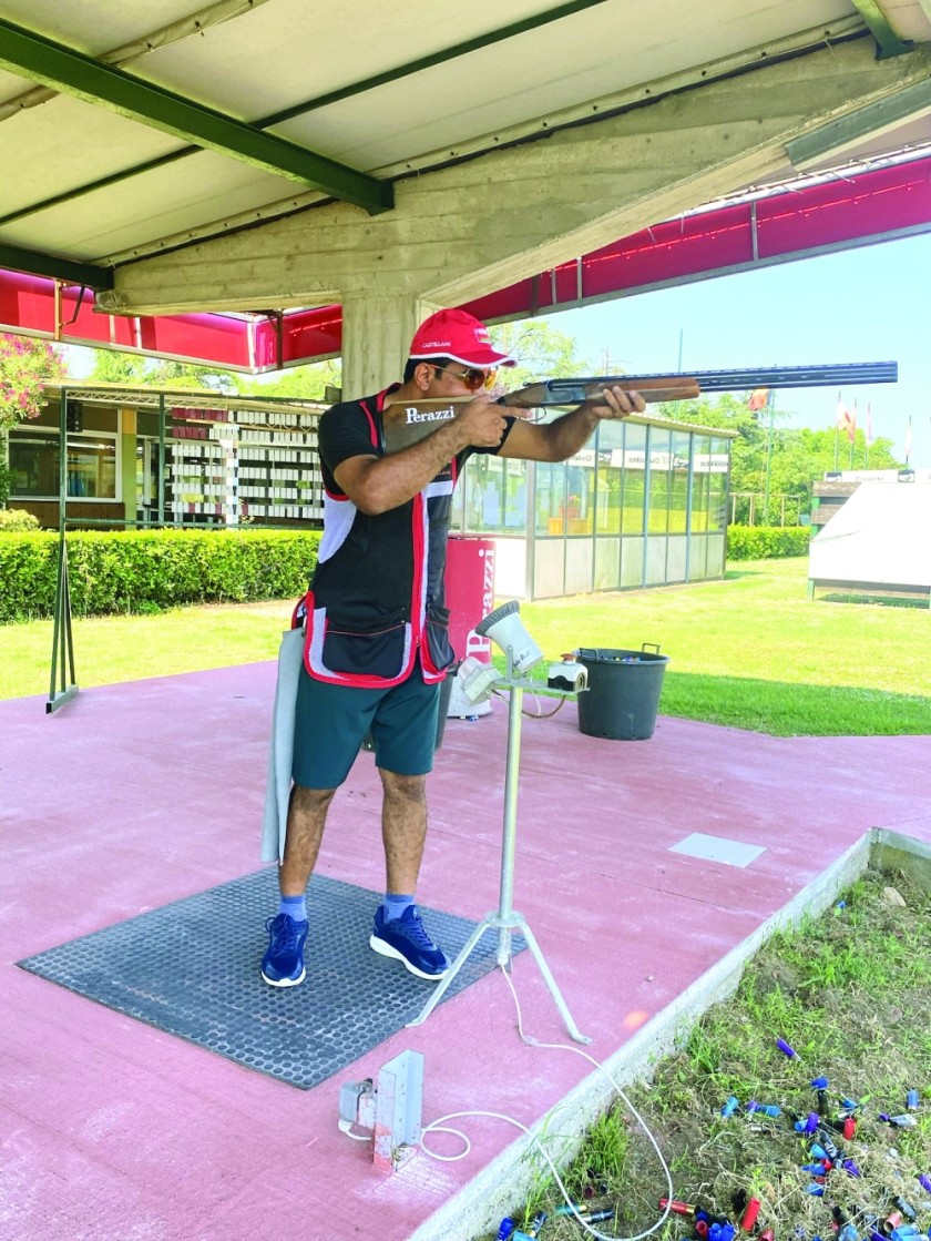 Saeed scores 70 points in men's trap qualifiers